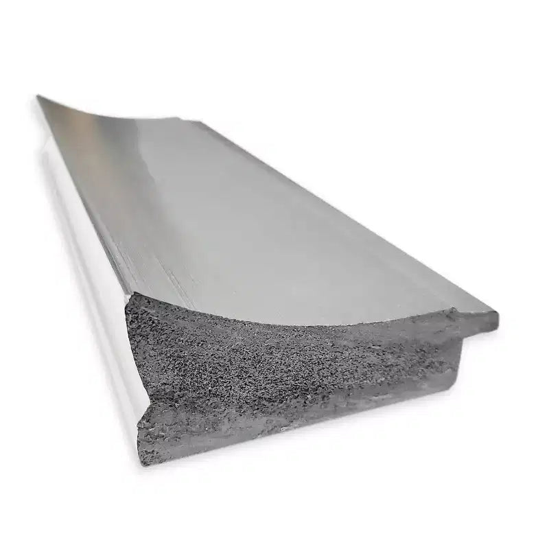 40" x 28" Non-Beveled Flair Bathroom Wall Mirror Polished Nickel - Amanti Art: Includes Mounting Hardware