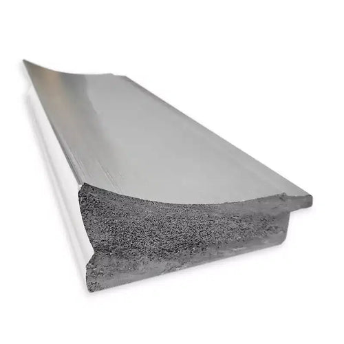40" x 28" Non-Beveled Flair Bathroom Wall Mirror Polished Nickel - Amanti Art: Includes Mounting Hardware