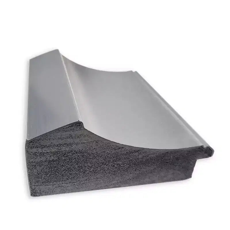 42" x 30" Non-Beveled Peak Polished Nickel Wall Mirror - Amanti Art: Includes Mounting Hardware