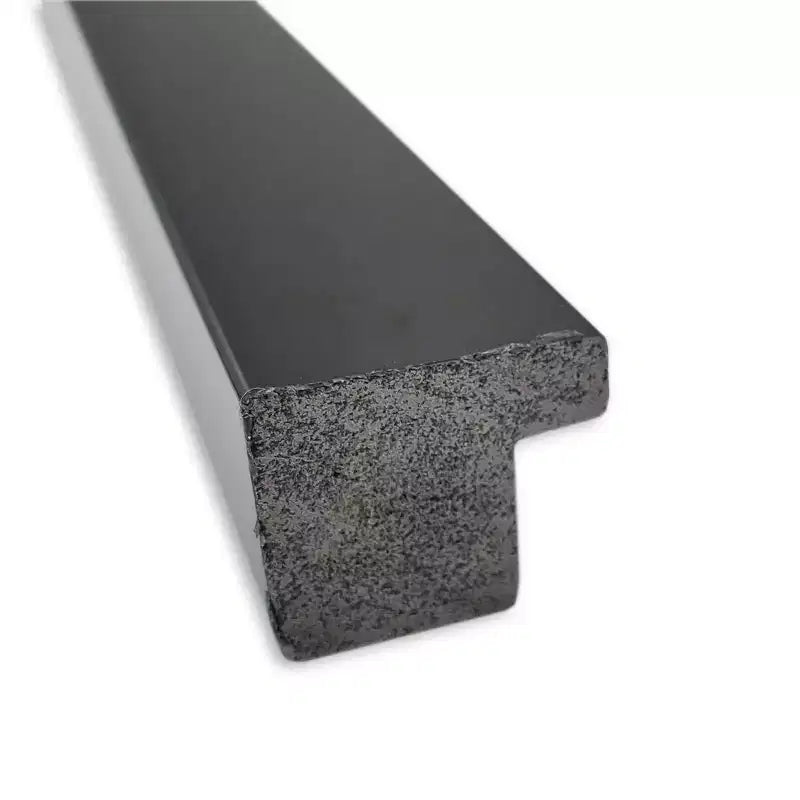 30" x 24" Non-Beveled Bathroom Wall Mirror Jet Black - Amanti Art: Modern Rectangle, Wall Mount, Includes Hardware