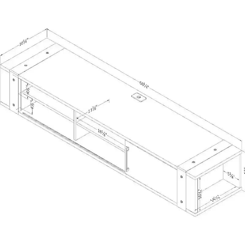 HomeStock TV Stand for TVs up to 75