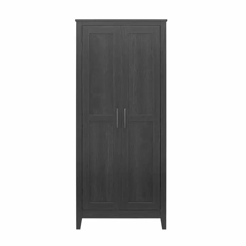 RealRooms Ashford Farmhouse Storage Cabinet with 4 Shelves and 2 Shaker Style Doors