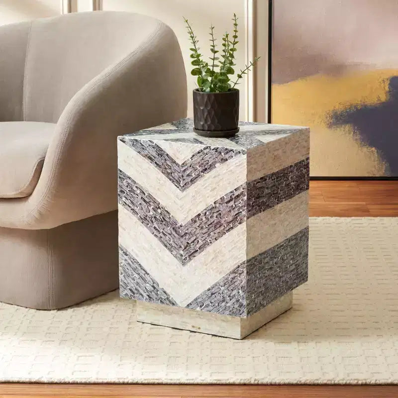 Blythe Square Stool - STL1801 - Safavieh