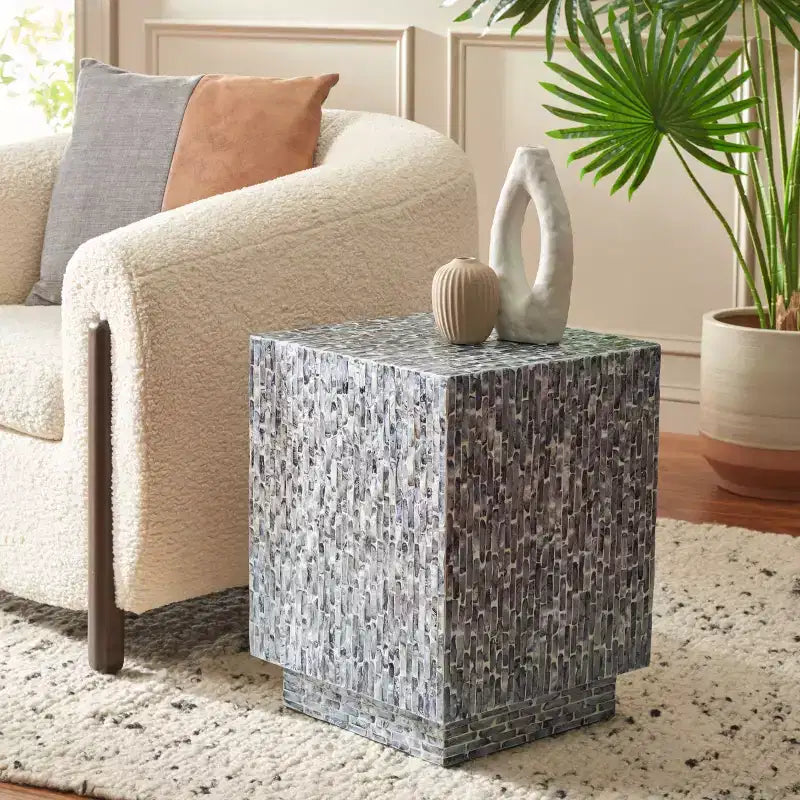 Blythe Square Stool - STL1801 - Safavieh