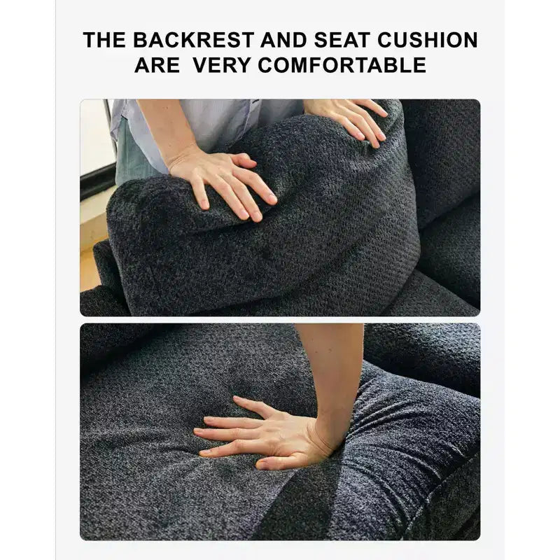 Belffin Chenille Corner Seat for Modular Couch. Sectional Sofa Module