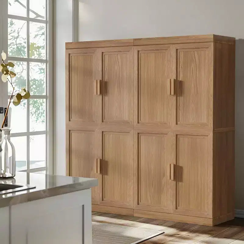 62 High Black Wood Grain Decorative Storage Cabinet with Sufficient Space for 12 Shelves