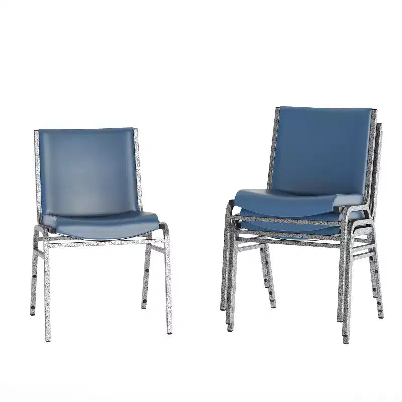 Flash Furniture 4 Pack HERCULES Series Heavy Duty Stack Chair