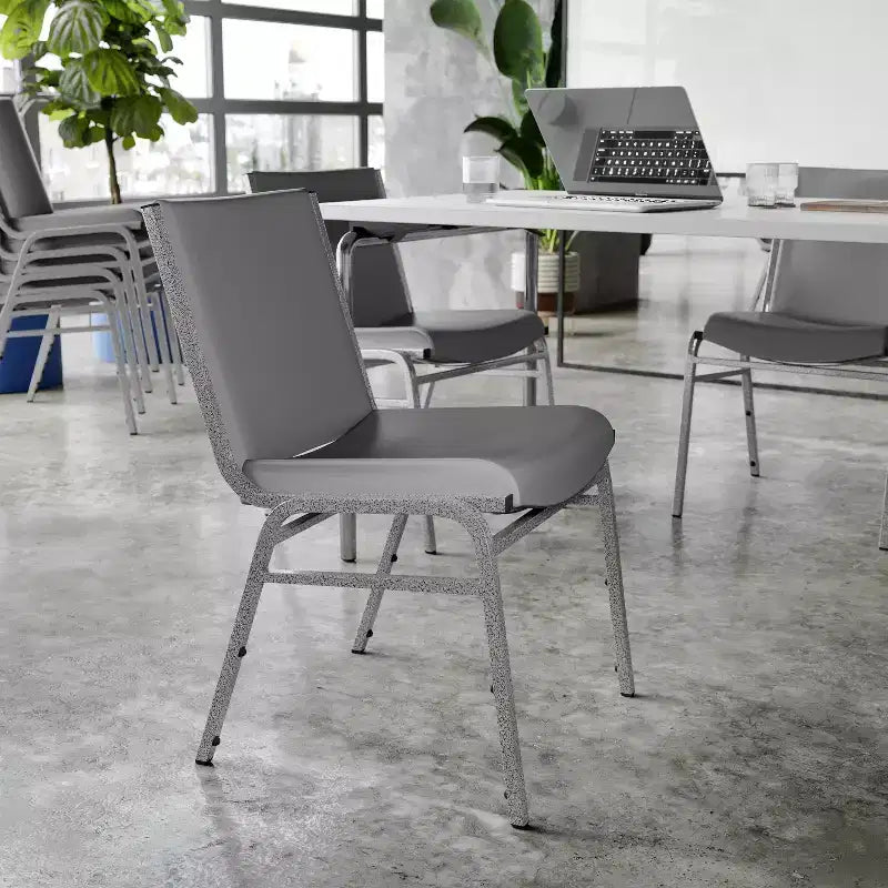 Flash Furniture 4 Pack HERCULES Series Heavy Duty Stack Chair