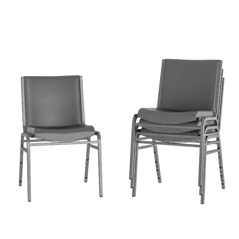 Flash Furniture 4 Pack HERCULES Series Heavy Duty Stack Chair