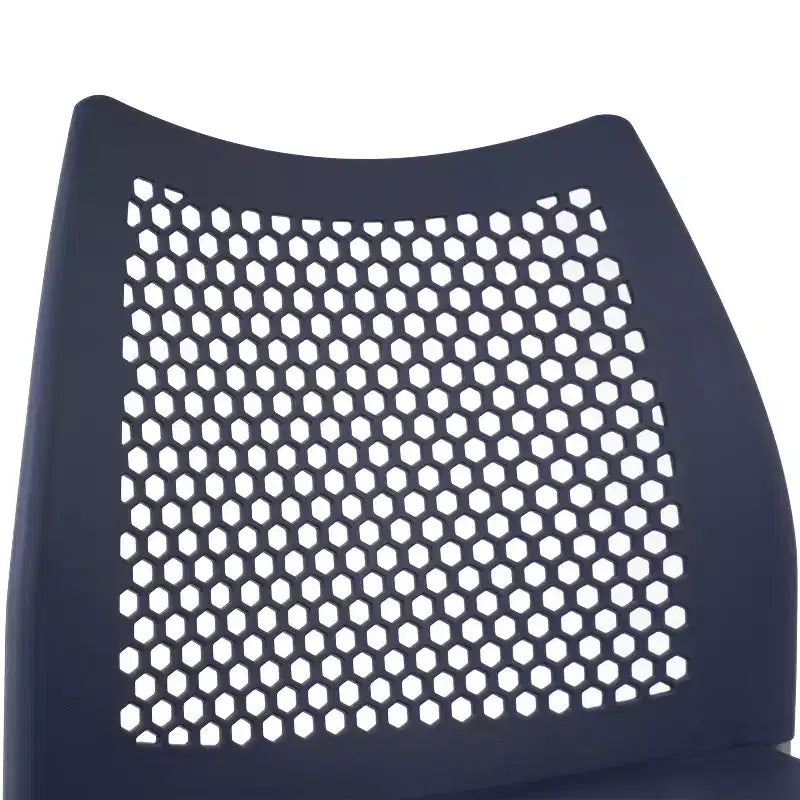 Flash Furniture HERCULES Stackable Chair with Air-Vent Back and Powder Coated Metal Base