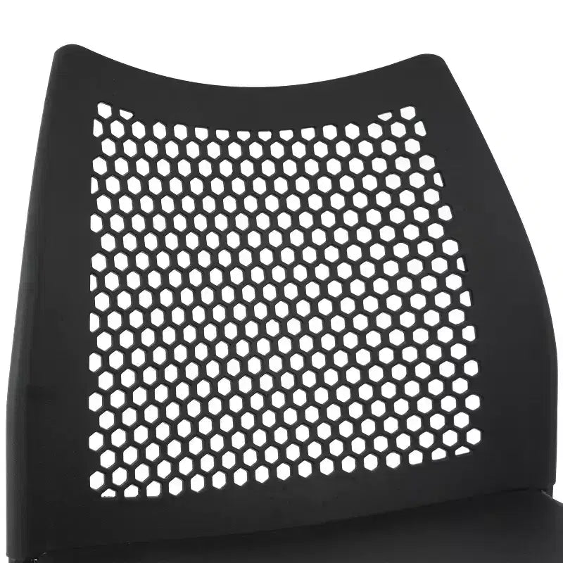 Flash Furniture HERCULES Stackable Chair with Air-Vent Back and Powder Coated Metal Base