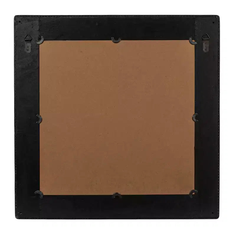 Storied Home Bamboo Square Wall Mirror
