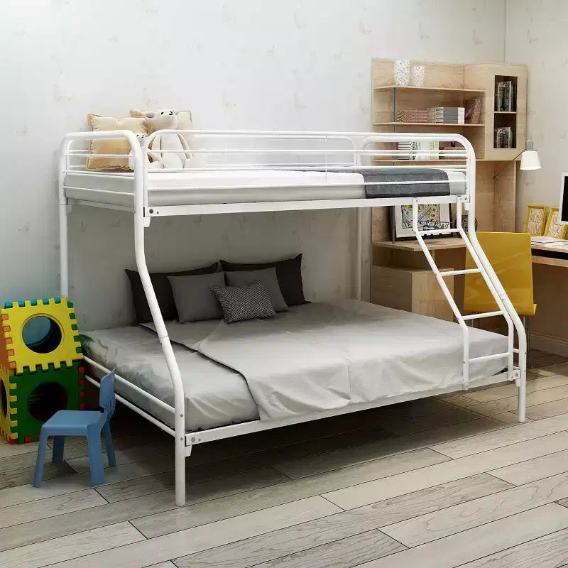 CLIHOME Twin-Over-Full Heavy Duty Metal Bunk Bed, Easy Assembly with Enhanced Upper-Level Guardrail