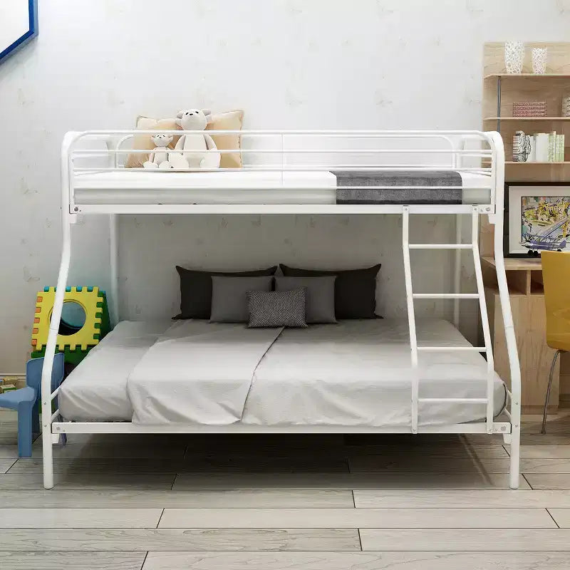 CLIHOME Heavy Duty Twin-Over-Full Metal Bunk Bed, Easy Assembly with Enhanced Upper-Level Guardrail
