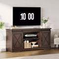 Farmhouse TV Stand for 65 TVs  Entertainment Center with Sliding Barn Doors, Adjustable Shelf & Storage Cabinet for Living Room or Bedroom