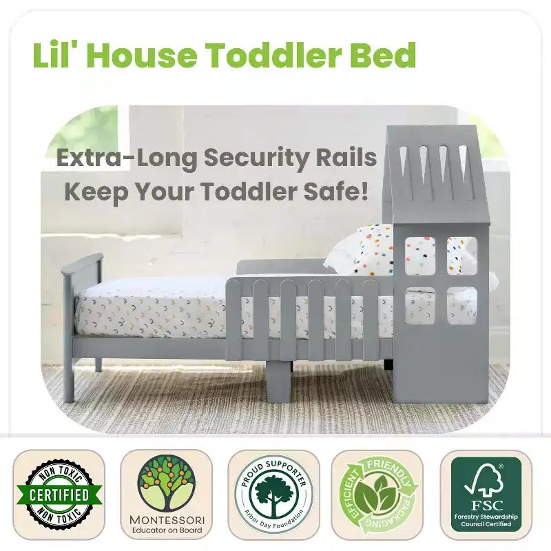 Little Partners Lil' House Toddler Bed
