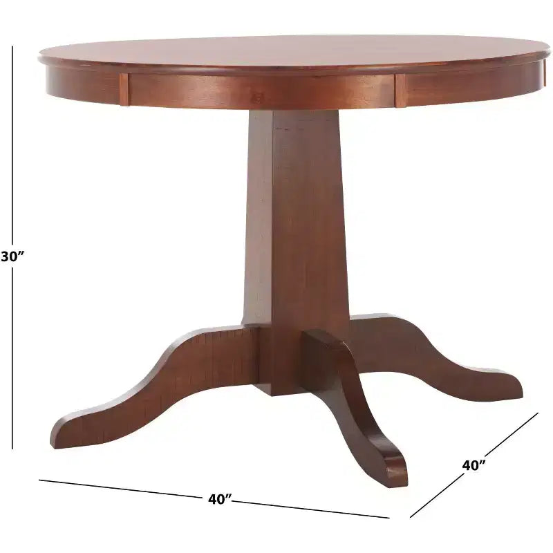 Sergio Round Dining Table - DTB9215A - Rustic Cafe - Safavieh