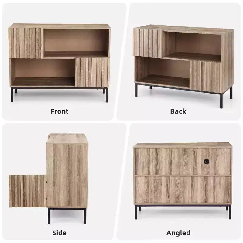 Storage Cabinet with Display Shelf, Buffet Sideboard Cabinet, Console Sofa Table Accent Cabinet