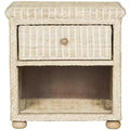 Adira Wicker Nightstand - SEA8002 - White Washed - Safavieh