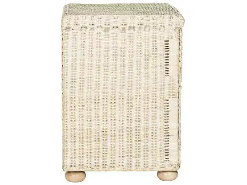 Adira Wicker Nightstand - SEA8002 - White Washed - Safavieh