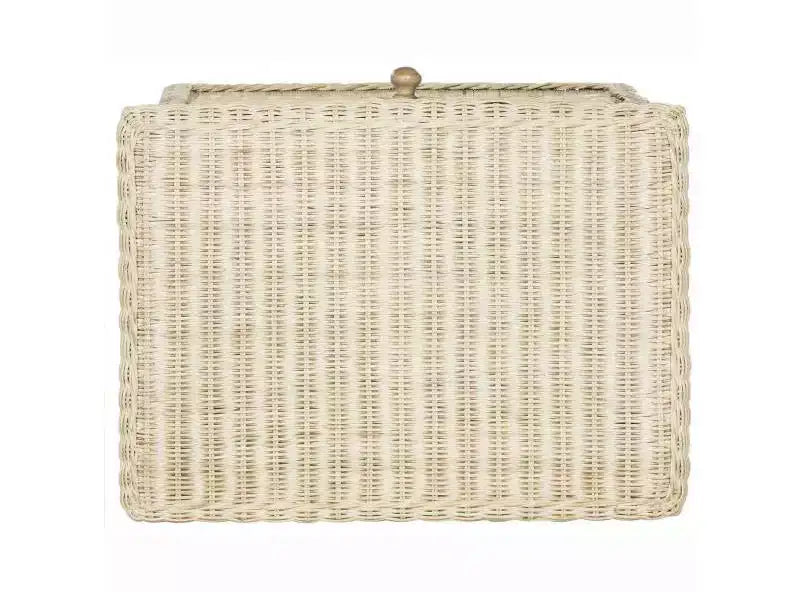 Adira Wicker Nightstand - SEA8002 - White Washed - Safavieh