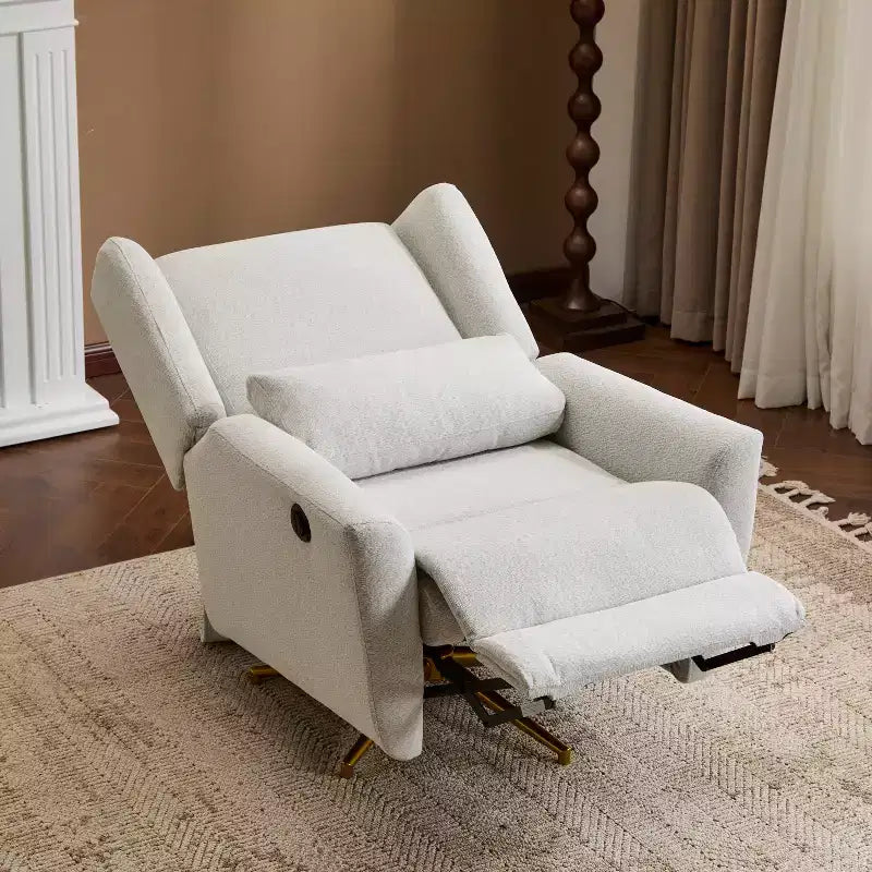 Christopher Knight Home Gilbert Contemporary Upholstered 360 Swivel and Power Recliner Chair
