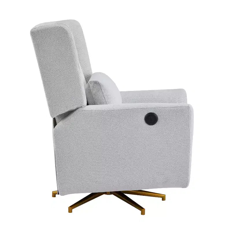 Christopher Knight Home Gilbert Contemporary Upholstered 360 Swivel and Power Recliner Chair