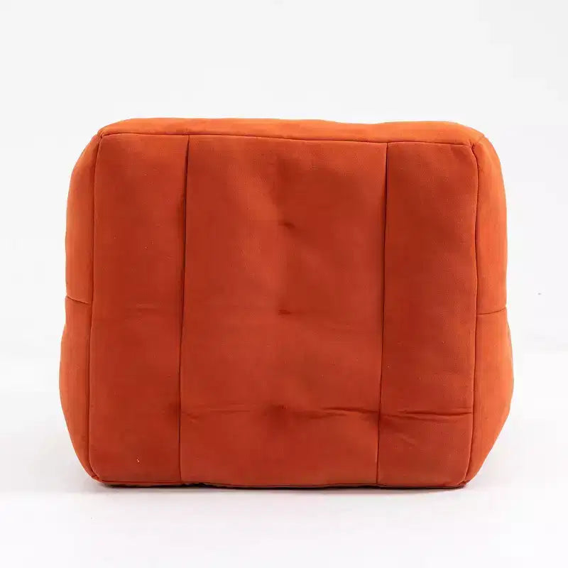 Fluffy bean bag chair for adults, super soft lazy sofa with memory foam and ottoman, indoor modern focus chair for living room, bedroom, apartment