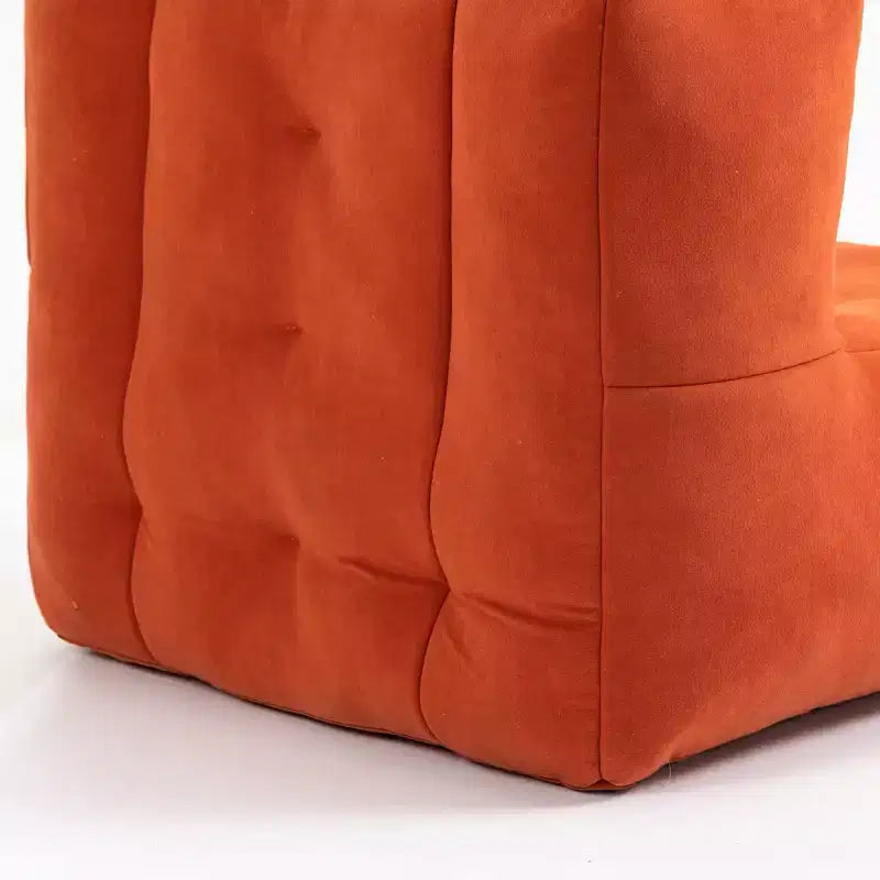 Fluffy bean bag chair for adults, super soft lazy sofa with memory foam and ottoman, indoor modern focus chair for living room, bedroom, apartment