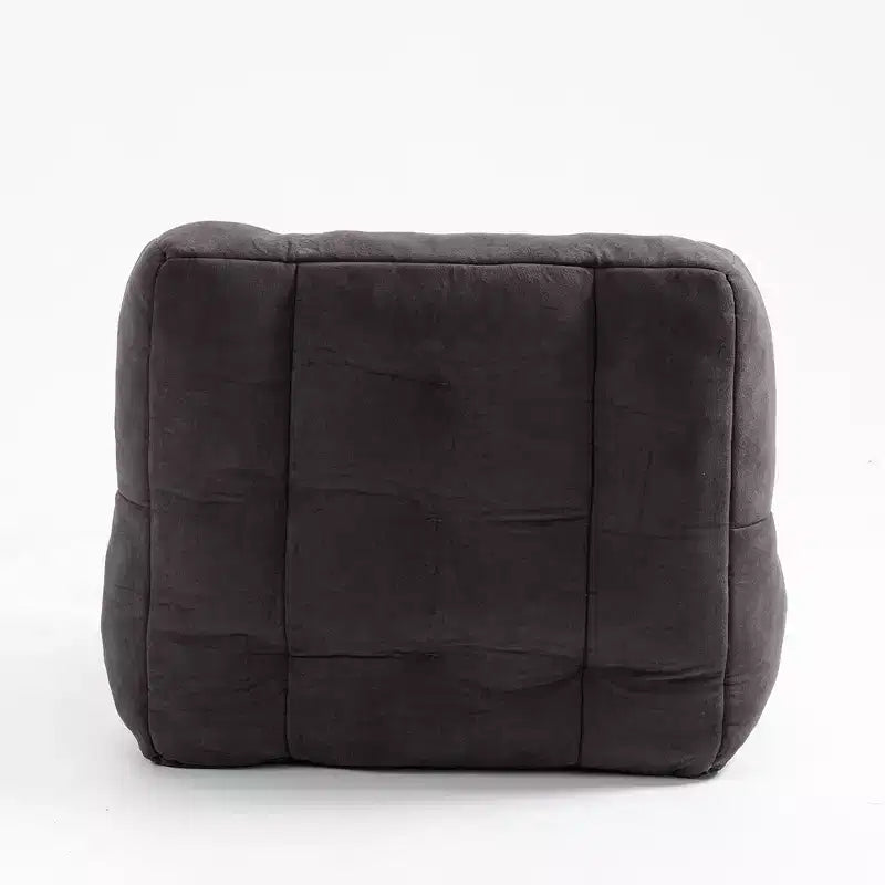Fluffy bean bag chair for adults, super soft lazy sofa with memory foam and ottoman, indoor modern focus chair for living room, bedroom, apartment