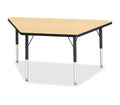 Jonti-Craft Berries Elementary Height Classic Trapezoid Table (24 x 48) in Black