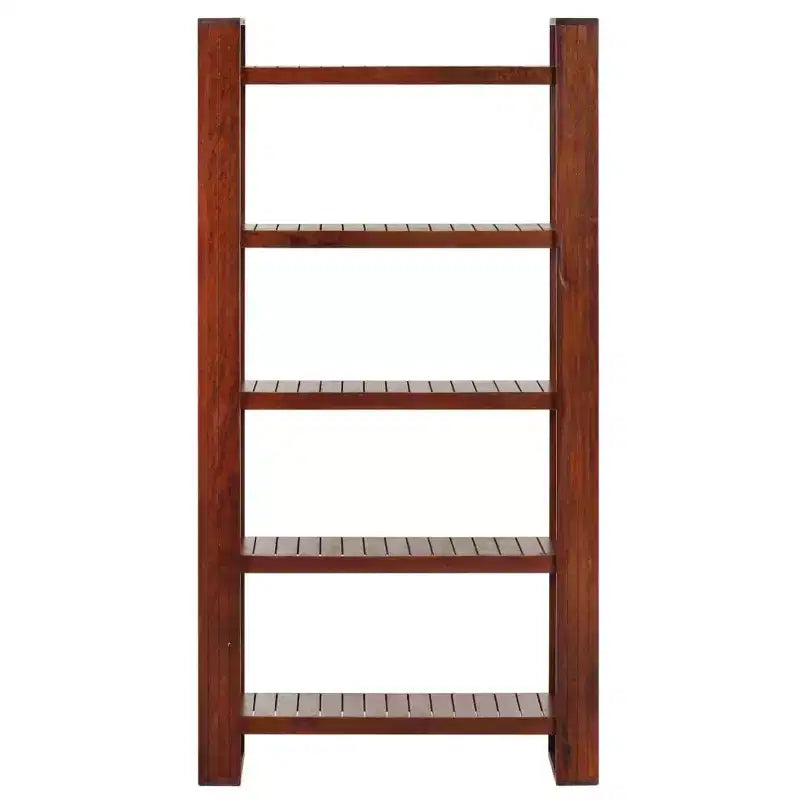 vidaXL Book Cabinet Honey brown Solid Acacia Wood Medium Book Cabinet - 33.5 65.4
