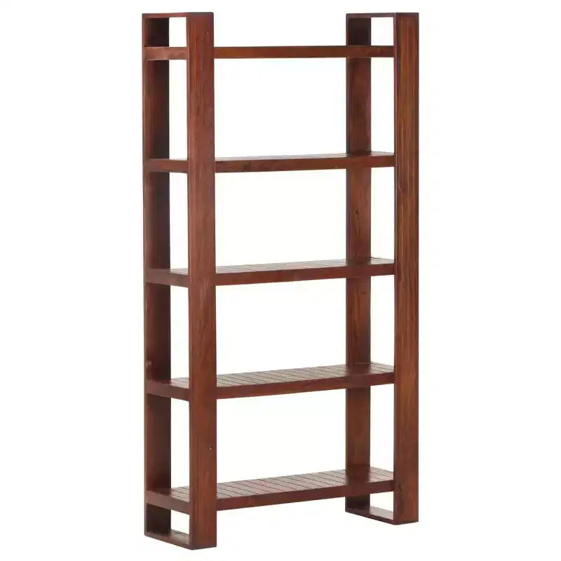 vidaXL Book Cabinet Honey brown Solid Acacia Wood Medium Book Cabinet - 33.5 65.4