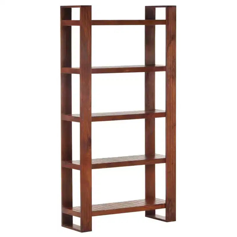 vidaXL Book Cabinet Honey brown Solid Acacia Wood Medium Book Cabinet - 33.5 65.4