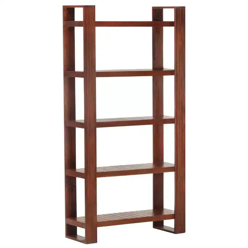 vidaXL Book Cabinet Honey brown Solid Acacia Wood Medium Book Cabinet - 33.5 65.4