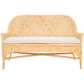 Chorus Woven Sofa Bench - SEA7041 - Natural/White - Safavieh