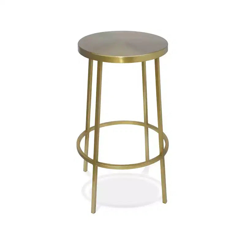 Meridian Furniture,Tyson Gold Iron Counter Stool
