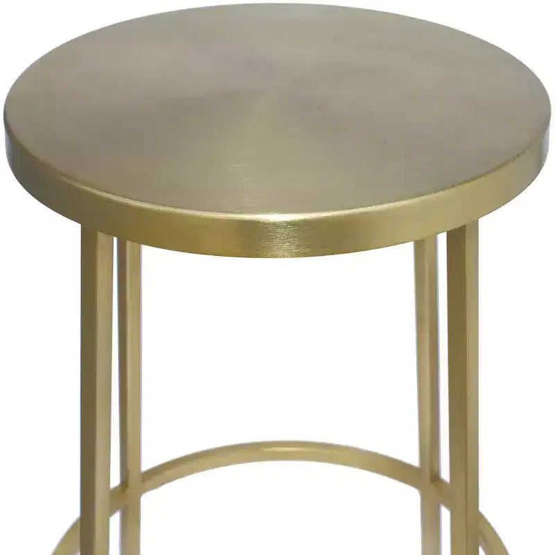 Meridian Furniture,Tyson Gold Iron Counter Stool