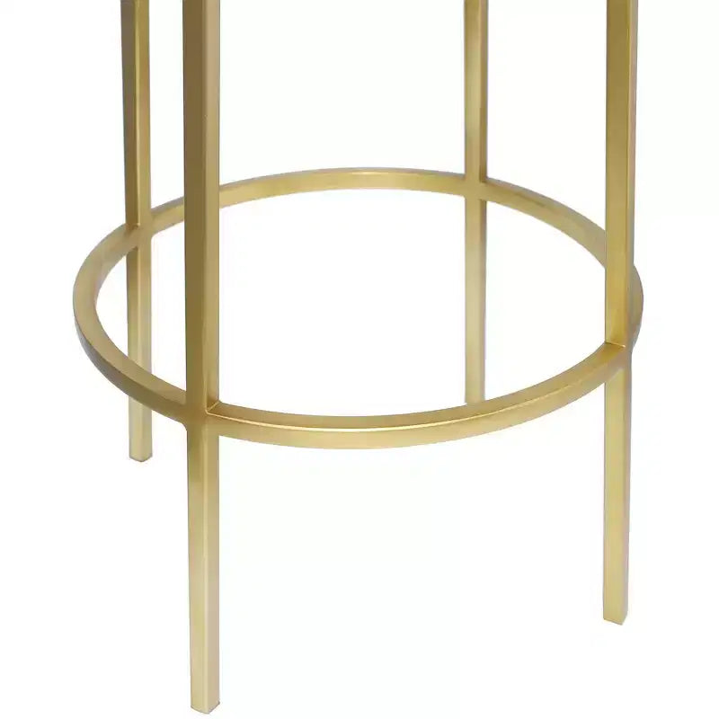 Meridian Furniture,Tyson Gold Iron Counter Stool