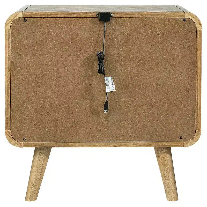 Coaster,Robyn 2-drawer Nightstand Bedside Table Light Ash