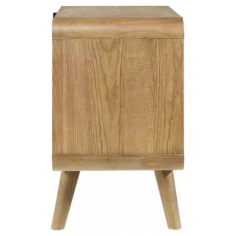 Coaster,Robyn 2-drawer Nightstand Bedside Table Light Ash