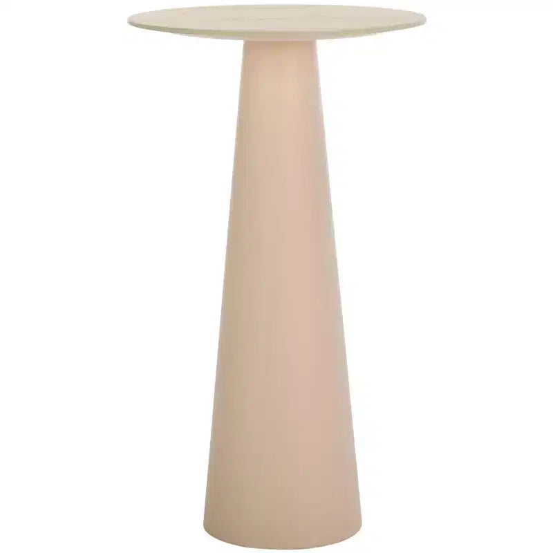 Nurem Tall Ceramic Side Table - ACC2900A - Beige Ceramic/Beige - Safavieh
