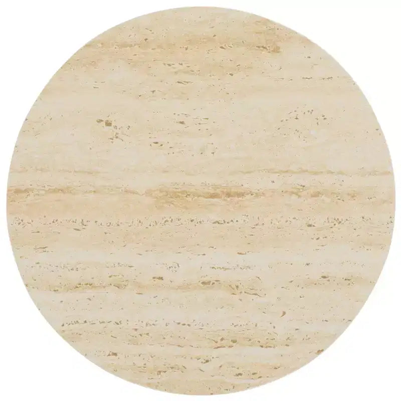 Nurem Tall Ceramic Side Table - ACC2900A - Beige Ceramic/Beige - Safavieh