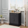 Kitchen Storage Cabinet, Modern Buffet Cabinet with Storage, Coffee Bar with 2 Drawers and 2 Doors, Floor Buffet