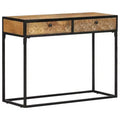vidaXL Console Table 39.4x13.8x29.5 Solid Mango Wood