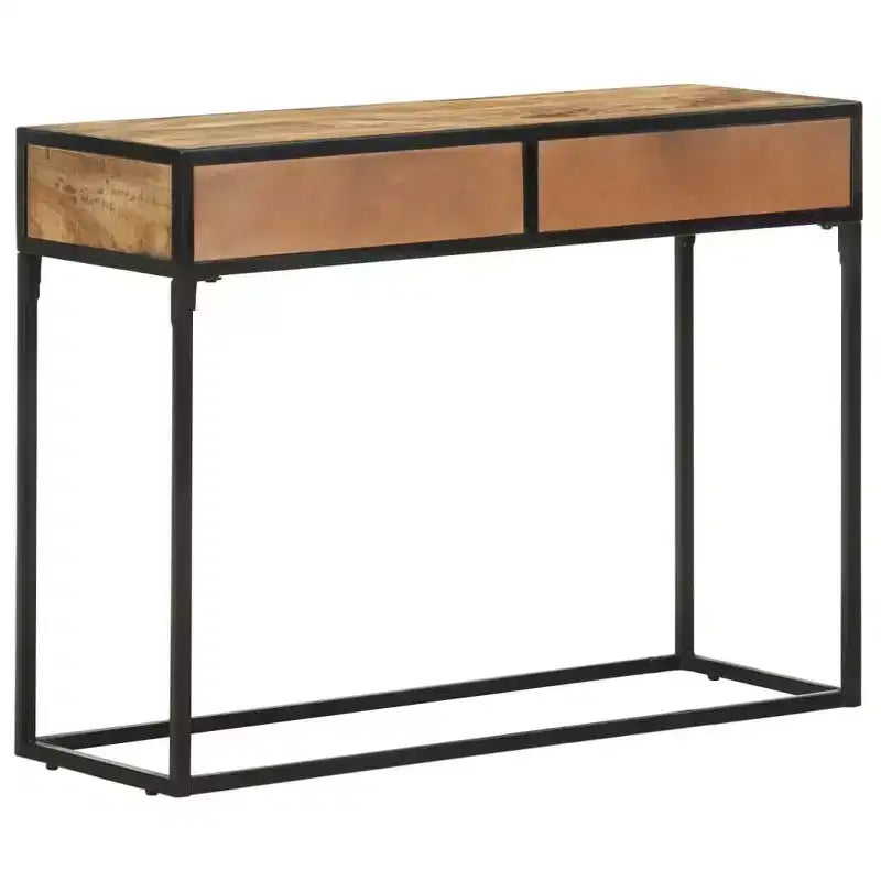 vidaXL Console Table 39.4x13.8x29.5 Solid Mango Wood
