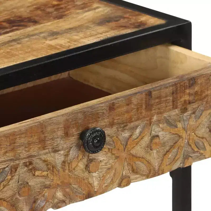 vidaXL Console Table 39.4x13.8x29.5 Solid Mango Wood