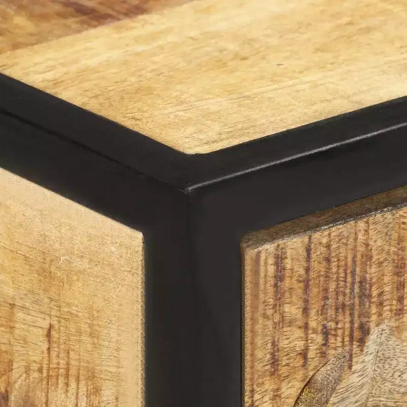 vidaXL Console Table 39.4x13.8x29.5 Solid Mango Wood