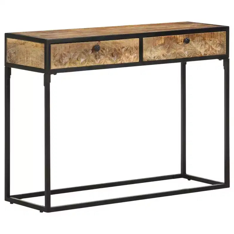 vidaXL Console Table 39.4x13.8x29.5 Solid Mango Wood