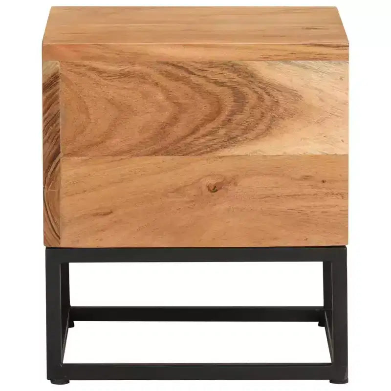 vidaXL Side Table 11.8x11.8x13 Solid Acacia Wood